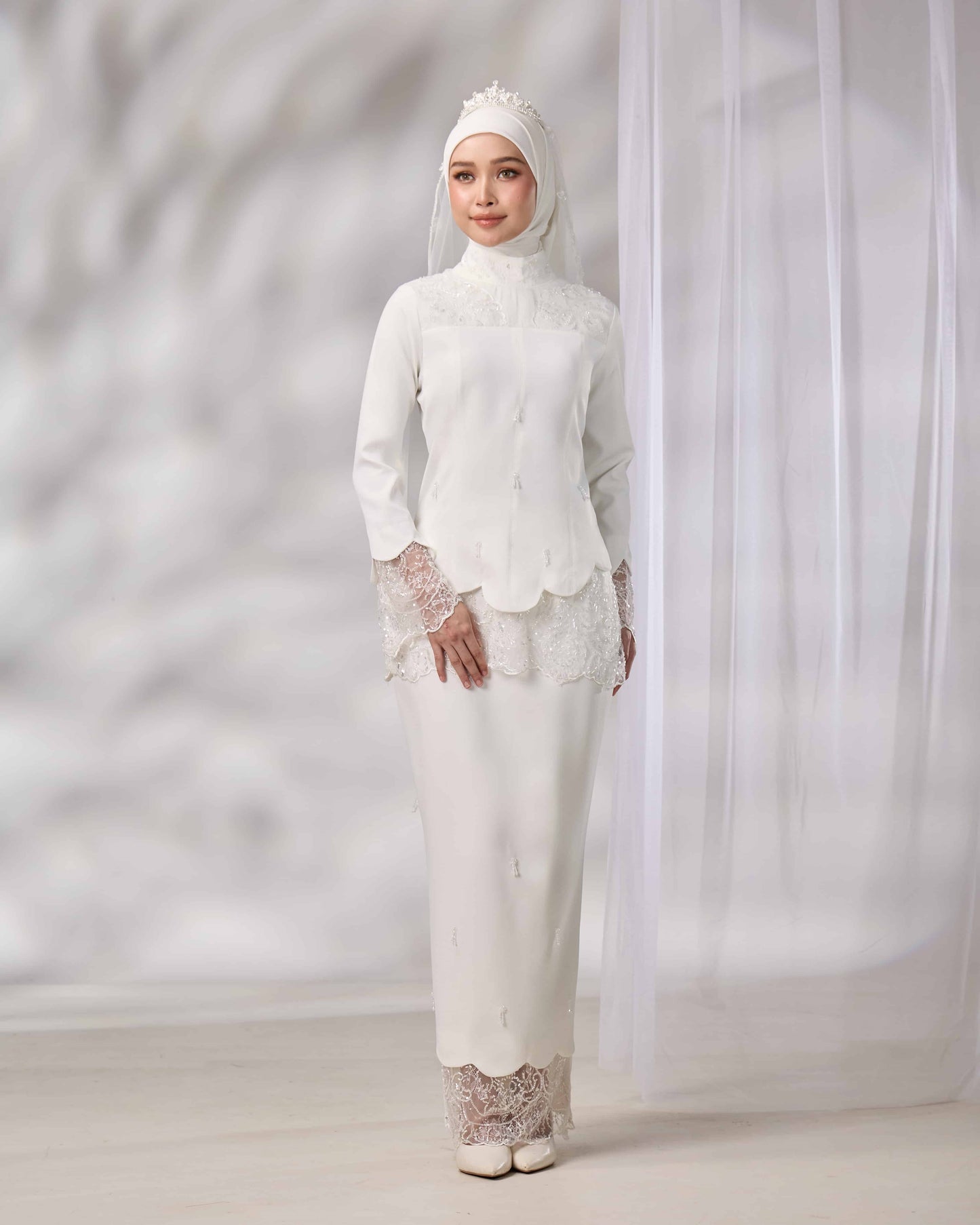 MINOR DEFECT REYNA BRIDE KURUNG (OFF WHITE)