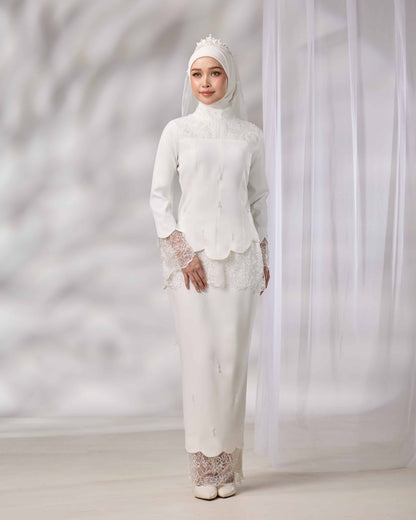 MINOR DEFECT REYNA BRIDE KURUNG (OFF WHITE)