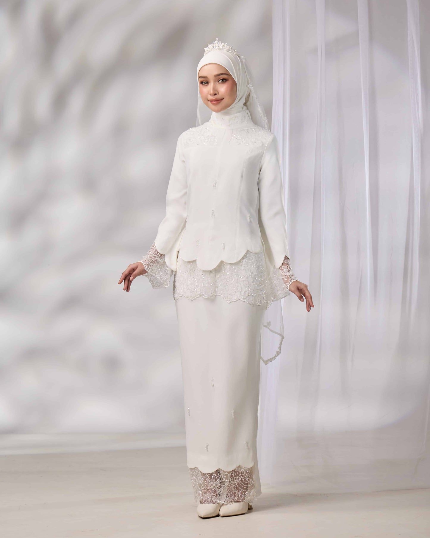 REYNA BRIDE KURUNG (OFF WHITE)