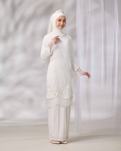 MINOR DEFECT DARIYA BRIDE KURUNG (OFF WHITE)