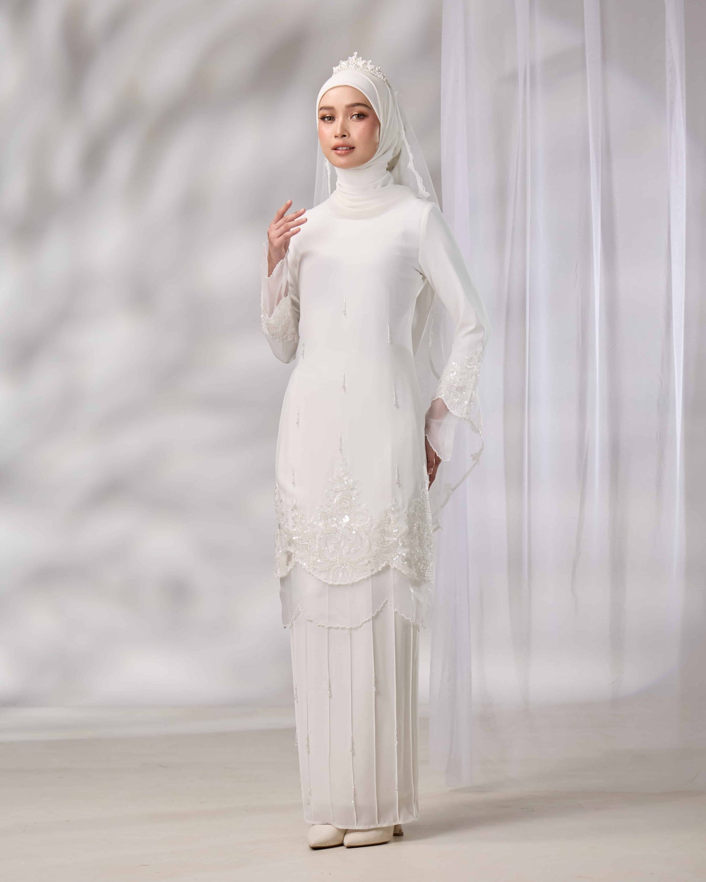 DARIYA BRIDE KURUNG (OFF WHITE)