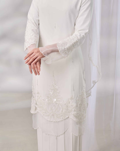 MINOR DEFECT DARIYA BRIDE KURUNG (OFF WHITE)