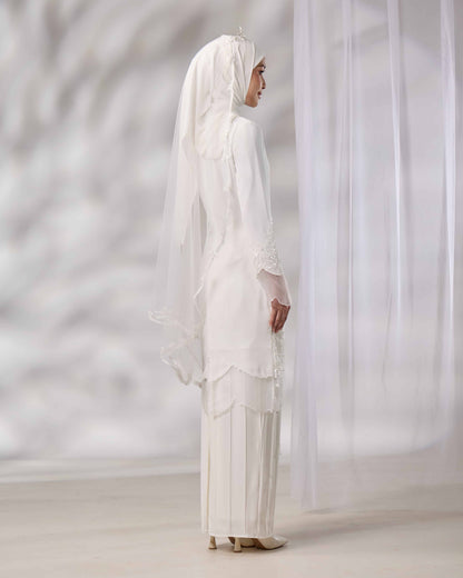 MINOR DEFECT DARIYA BRIDE KURUNG (OFF WHITE)