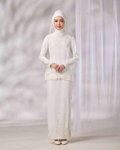 ATHLEA BRIDE KURUNG (OFF WHITE)