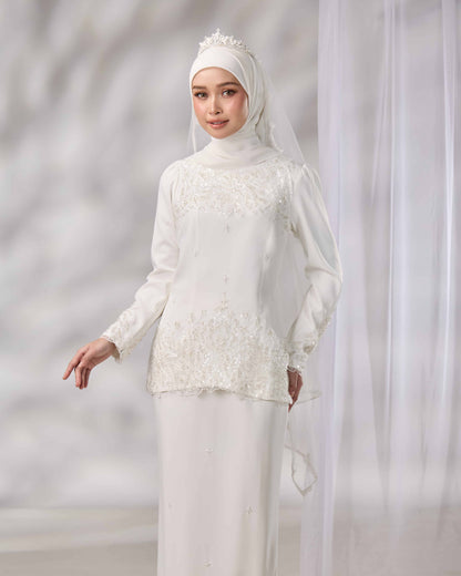 ATHLEA BRIDE KURUNG (OFF WHITE)