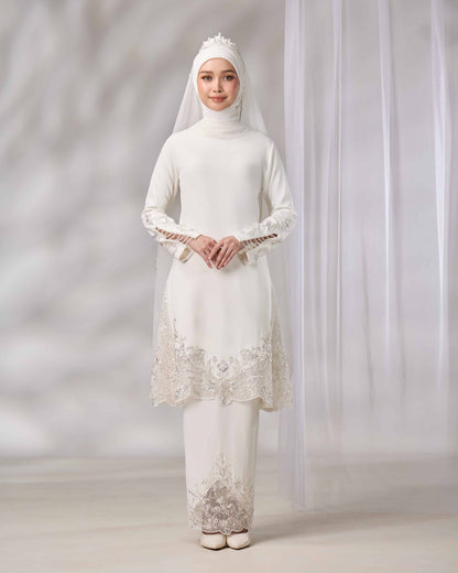 MINOR DEFECT SURI BRIDE KURUNG (OFF WHITE)
