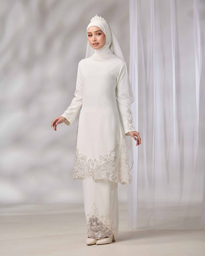MINOR DEFECT SURI BRIDE KURUNG (OFF WHITE)