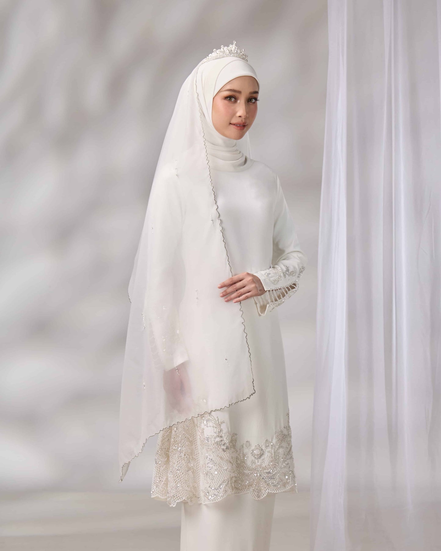 SURI BRIDE KURUNG (OFF WHITE)