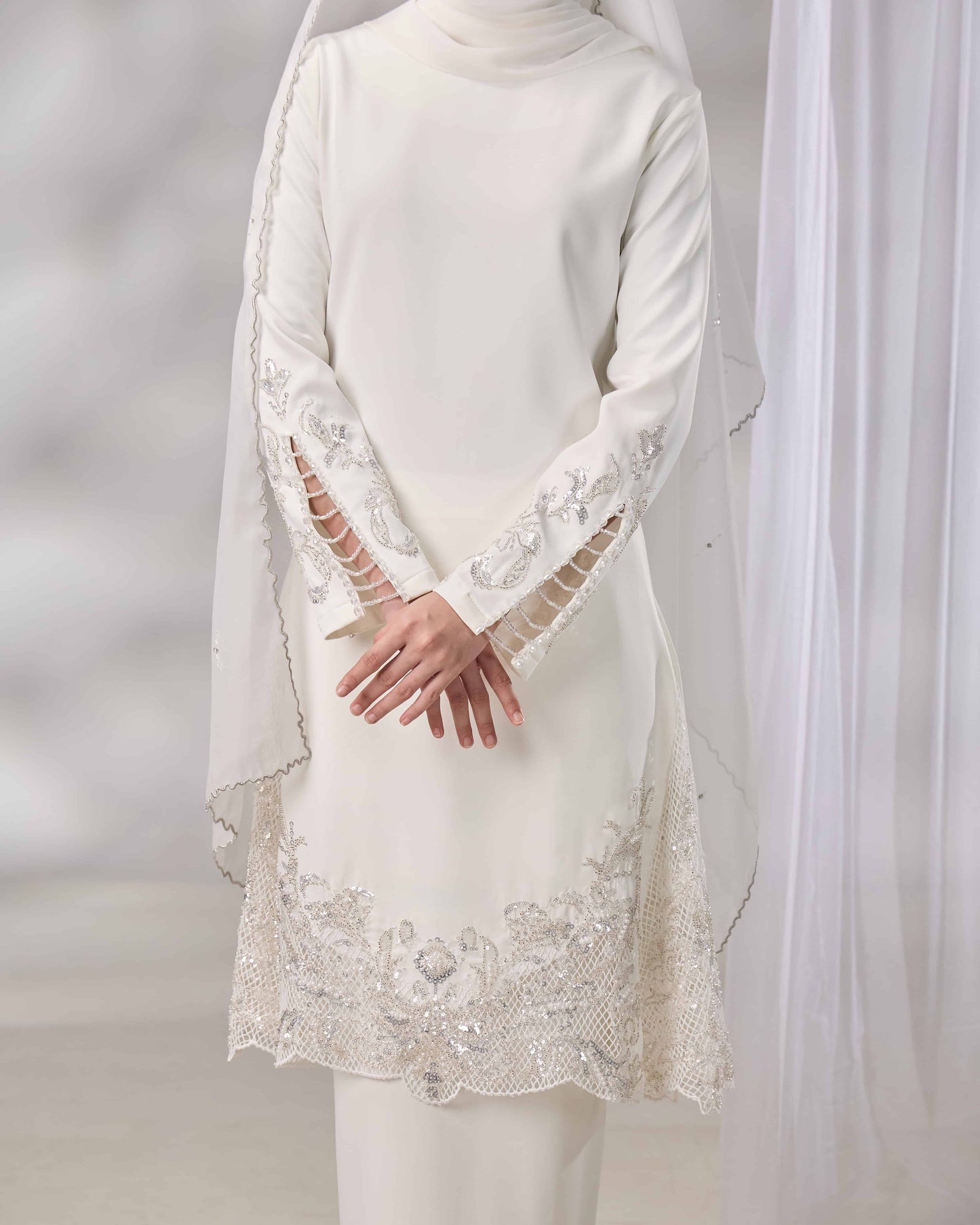 SURI BRIDE KURUNG (OFF WHITE)