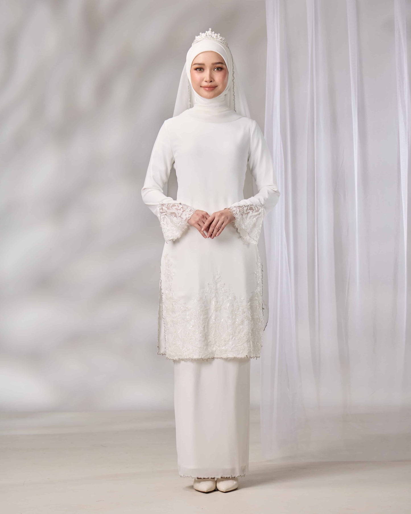 NOURIE BRIDE KURUNG (OFF WHITE)