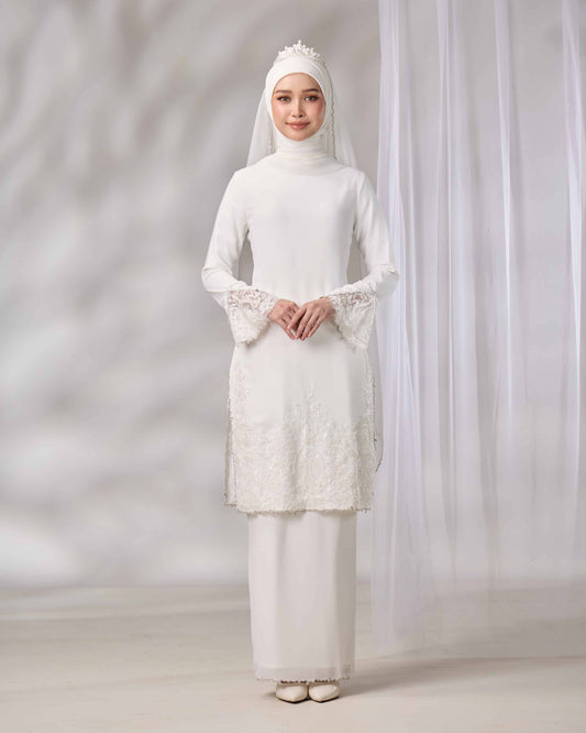 NOURIE BRIDE KURUNG (OFF WHITE)