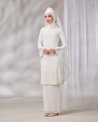 NOURIE BRIDE KURUNG (OFF WHITE)