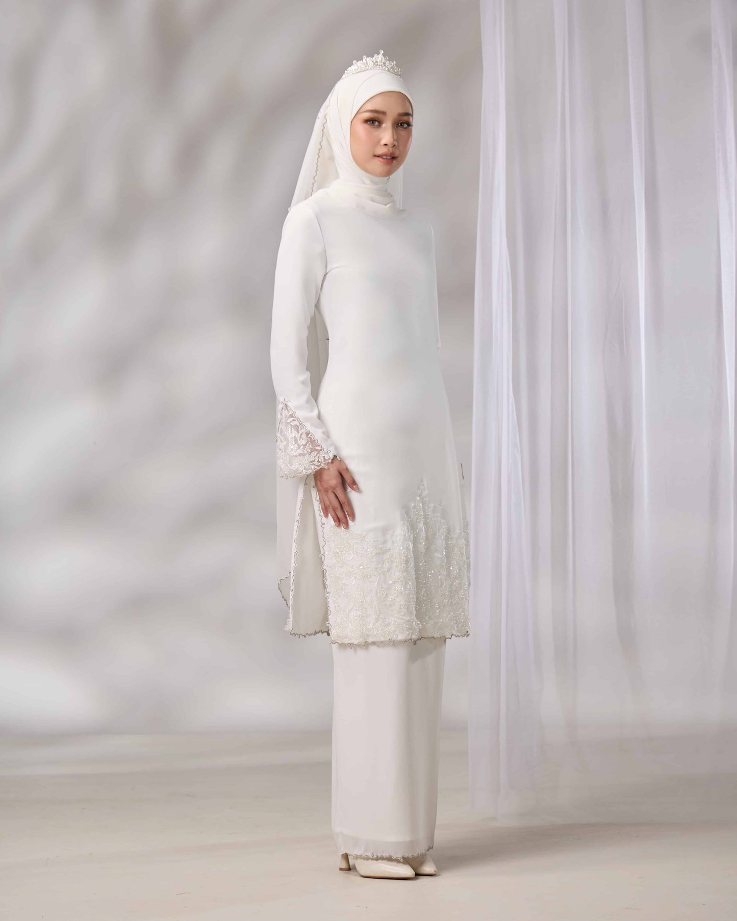 NOURIE BRIDE KURUNG (OFF WHITE)