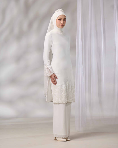 NOURIE BRIDE KURUNG (OFF WHITE)