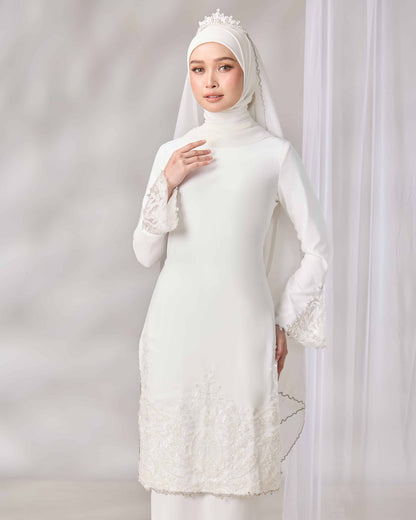 NOURIE BRIDE KURUNG (OFF WHITE)