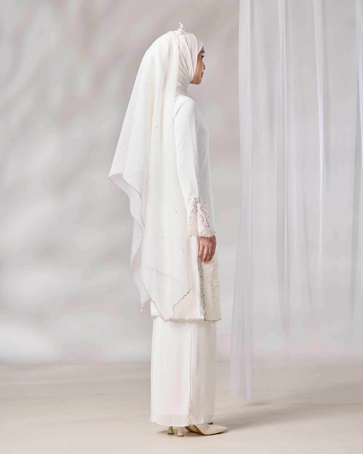 NOURIE BRIDE KURUNG (OFF WHITE)
