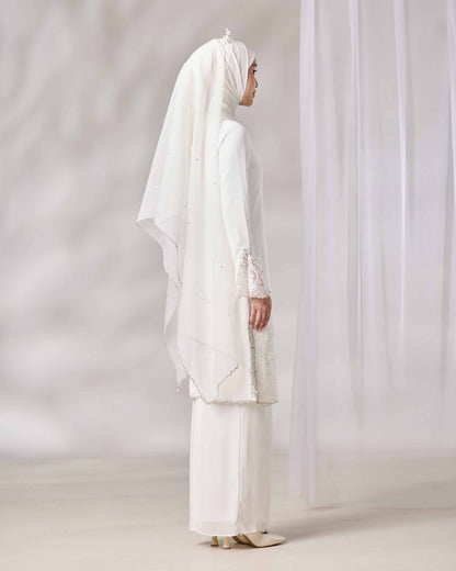 NOURIE BRIDE KURUNG (OFF WHITE)