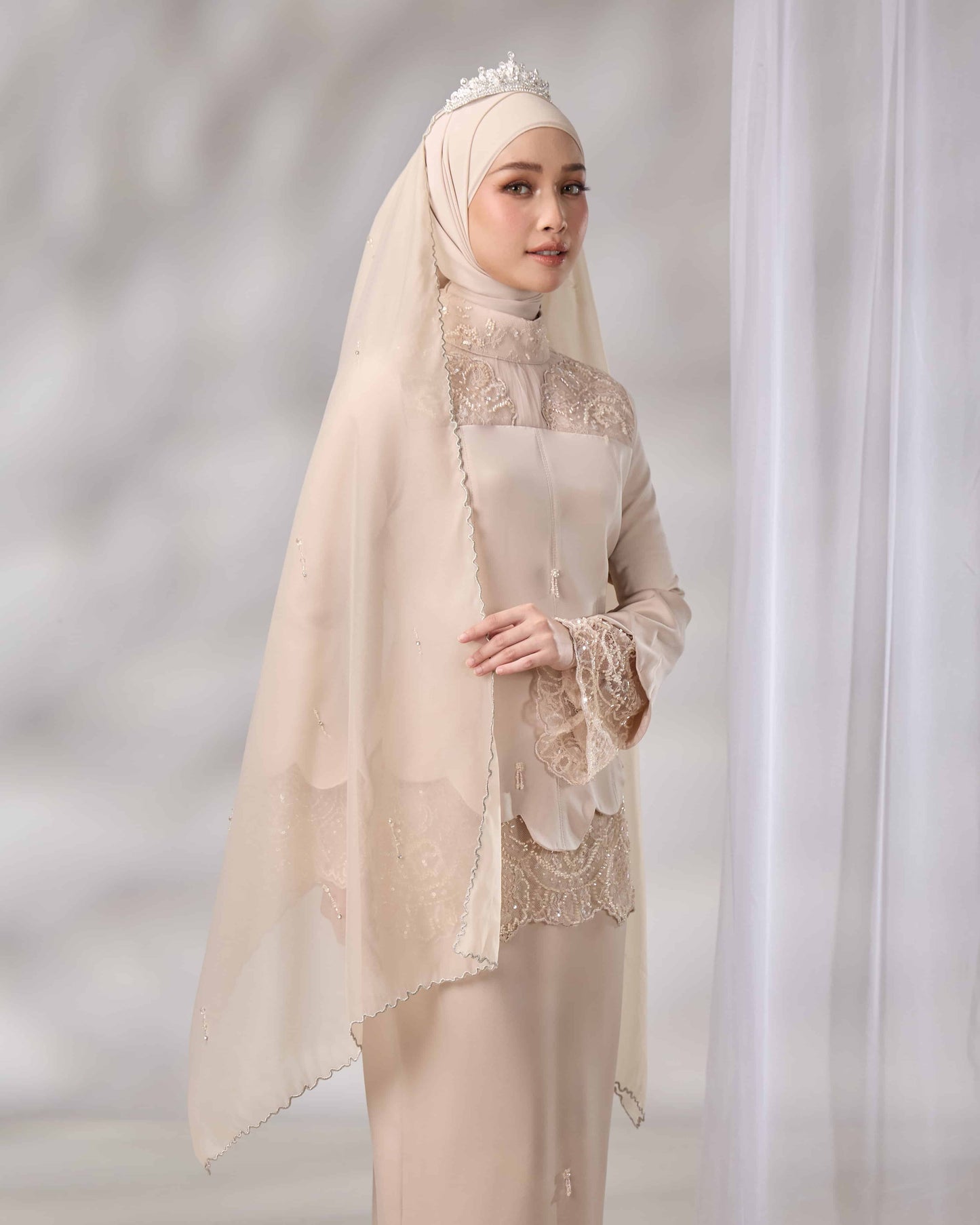 REYNA BRIDE KURUNG (CHAMPAGNE)