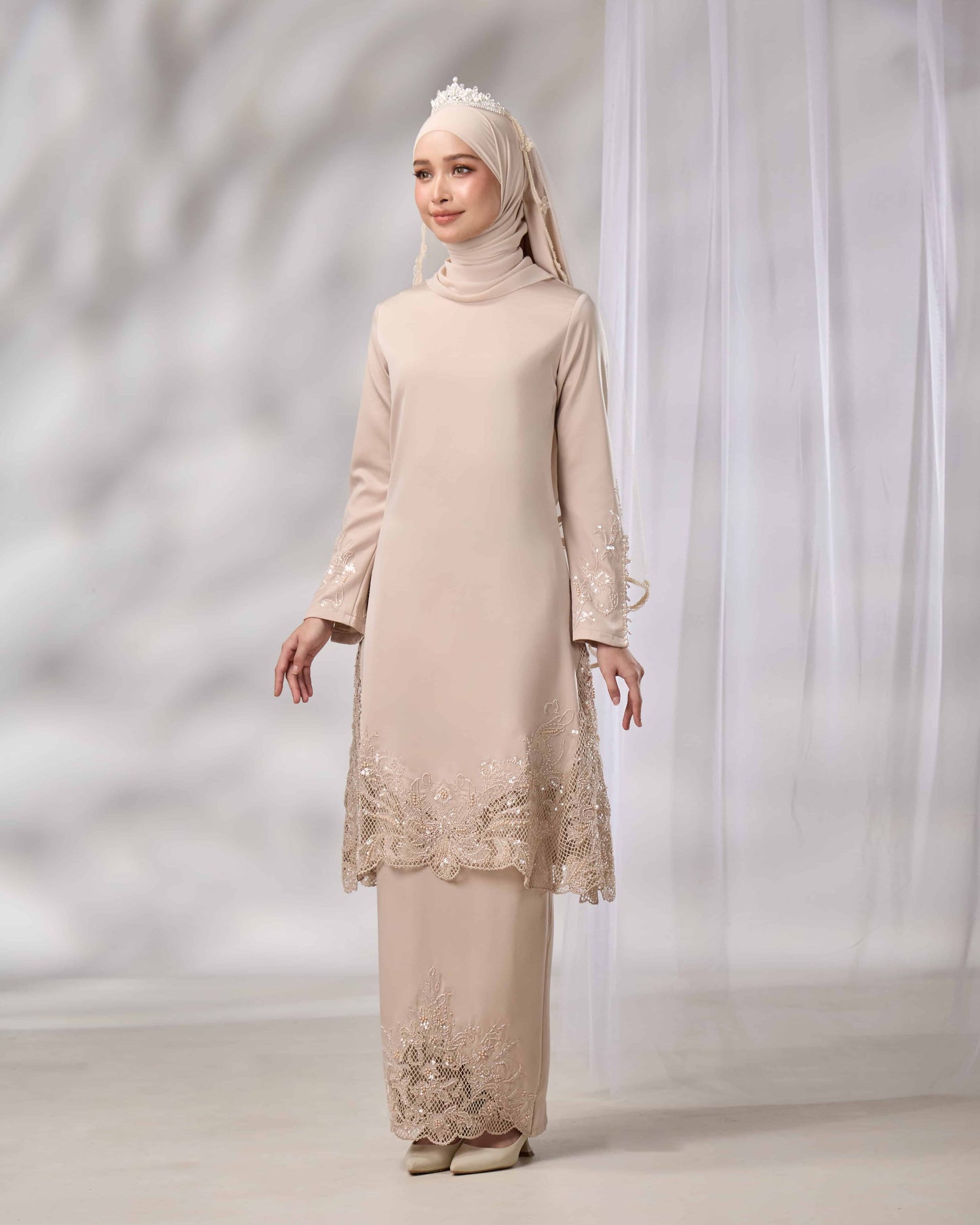 SURI BRIDE KURUNG (CHAMPAGNE)