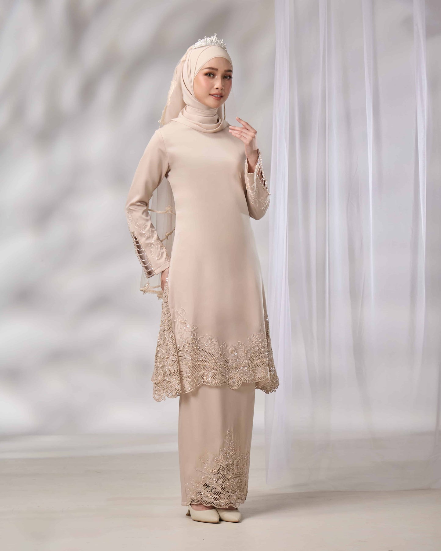SURI BRIDE KURUNG (CHAMPAGNE)
