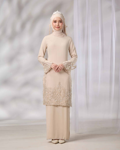 NOURIE BRIDE KURUNG (CHAMPAGNE)