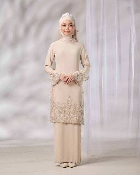 NOURIE BRIDE KURUNG (CHAMPAGNE)