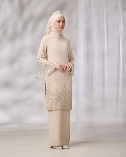 NOURIE BRIDE KURUNG (CHAMPAGNE)