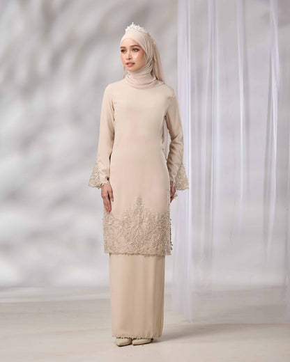 NOURIE BRIDE KURUNG (CHAMPAGNE)