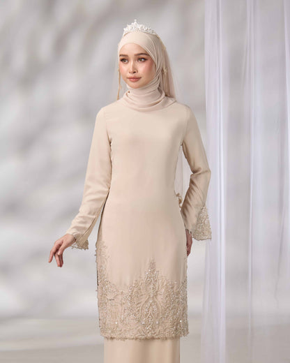 NOURIE BRIDE KURUNG (CHAMPAGNE)