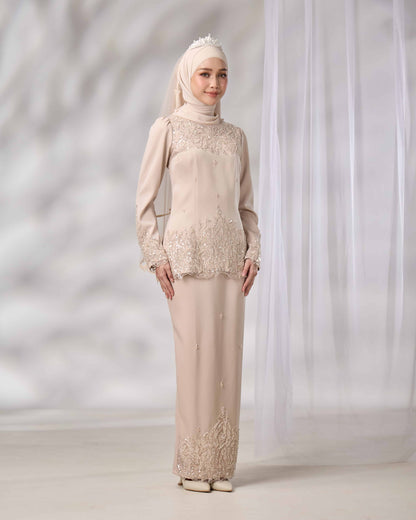 ATHLEA BRIDE KURUNG (CHAMPAGNE)