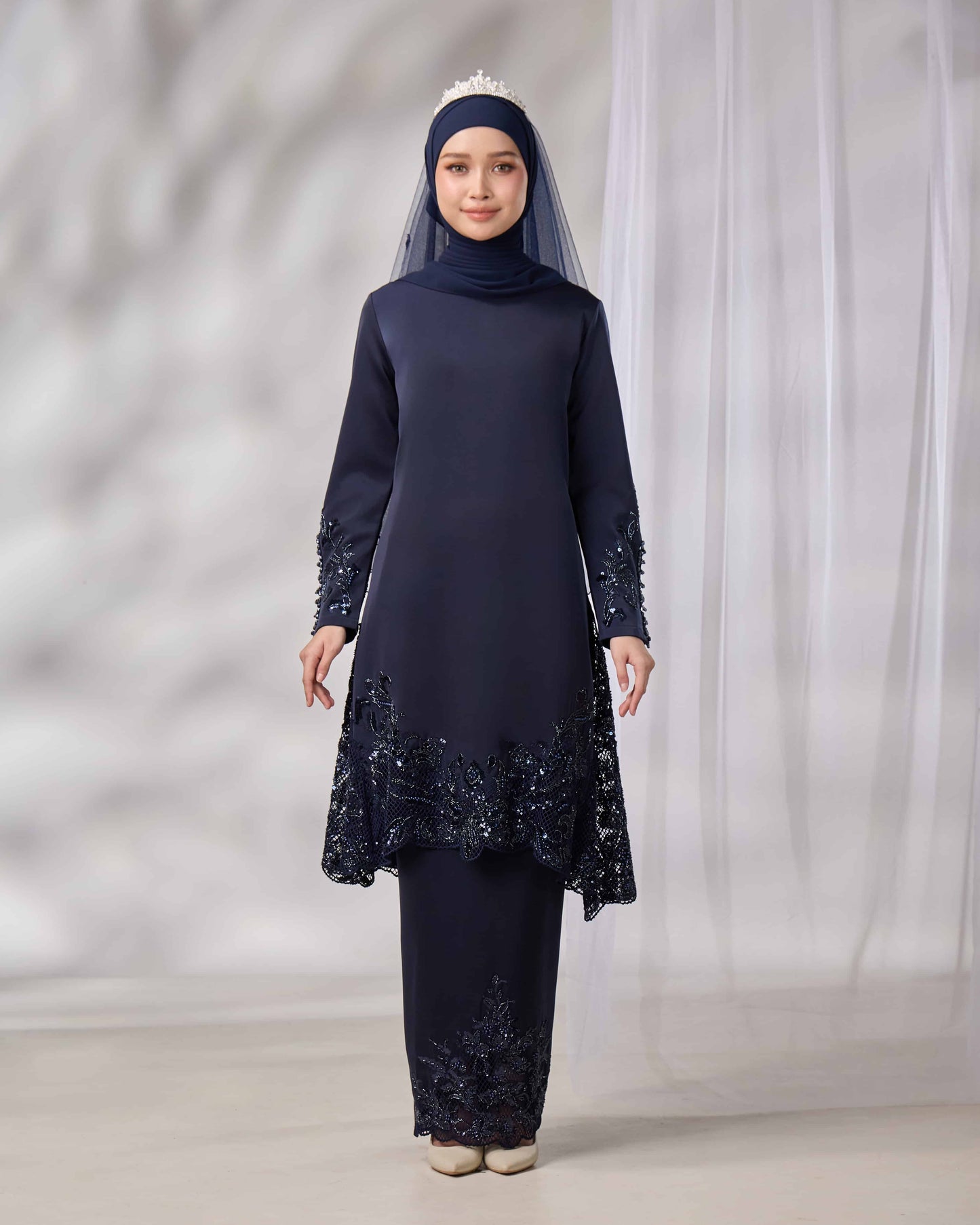 SURI BRIDE KURUNG (NAVY BLUE)