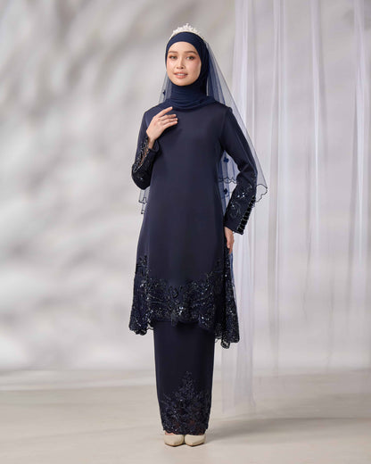 SURI BRIDE KURUNG (NAVY BLUE)