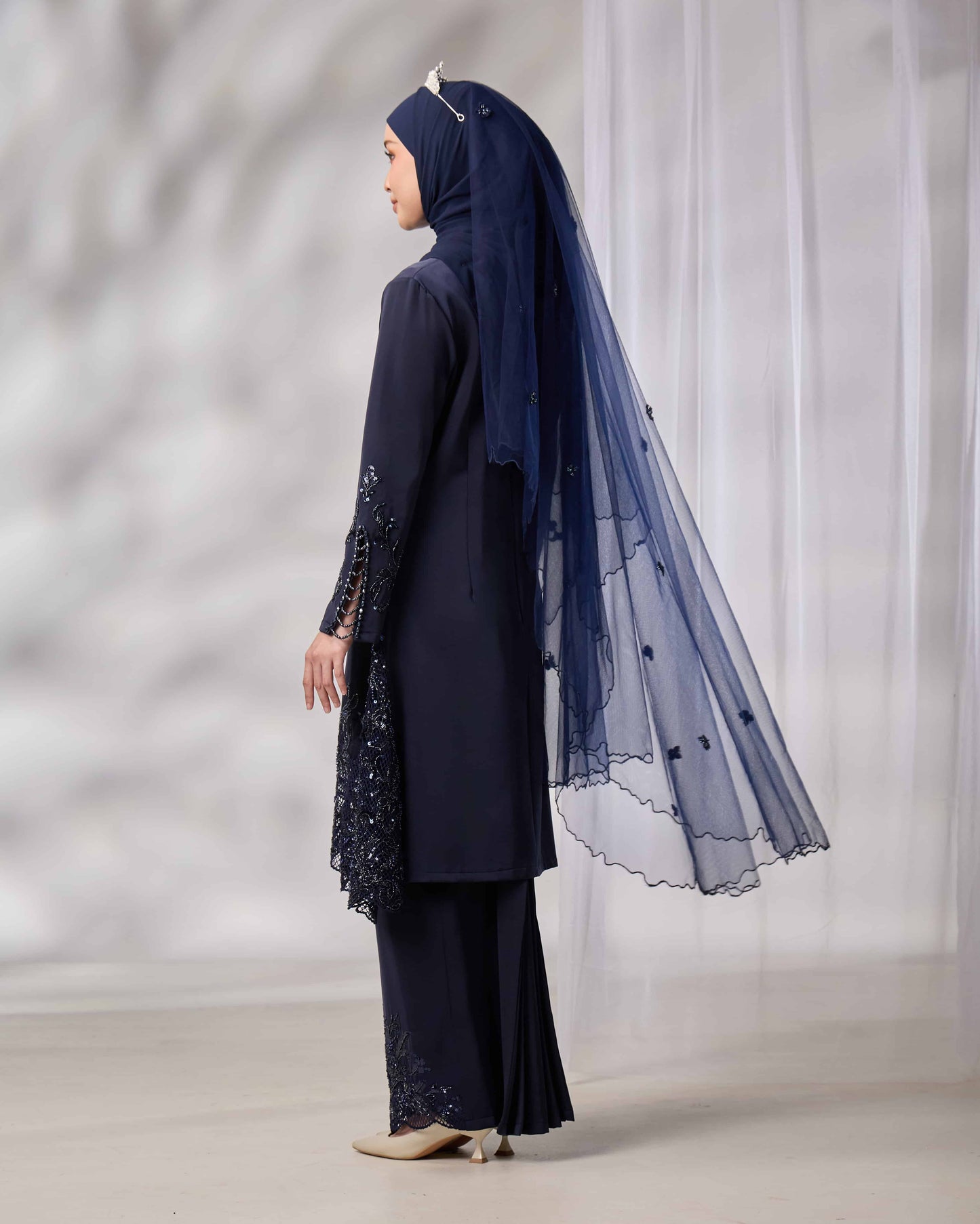 SURI BRIDE KURUNG (NAVY BLUE)