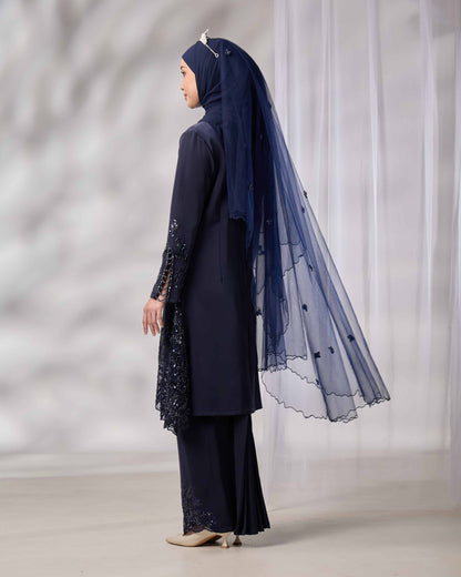 SURI BRIDE KURUNG (NAVY BLUE)