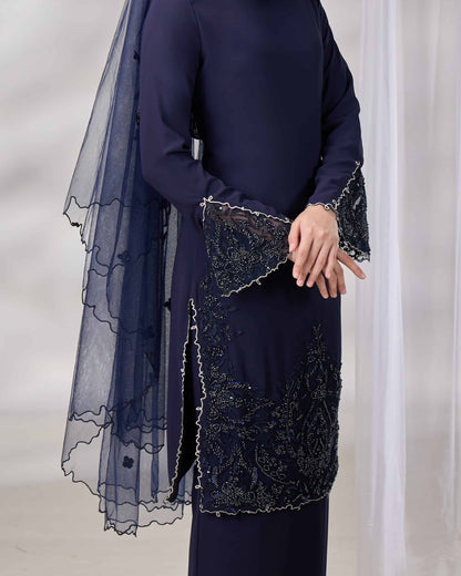 NOURIE BRIDE KURUNG (NAVY BLUE)