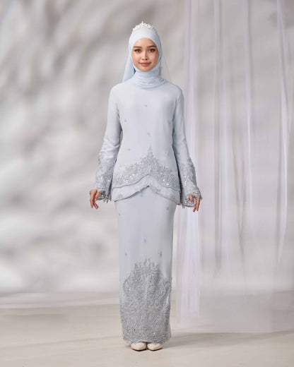 EMELDA BRIDE KURUNG (POWDER BLUE)