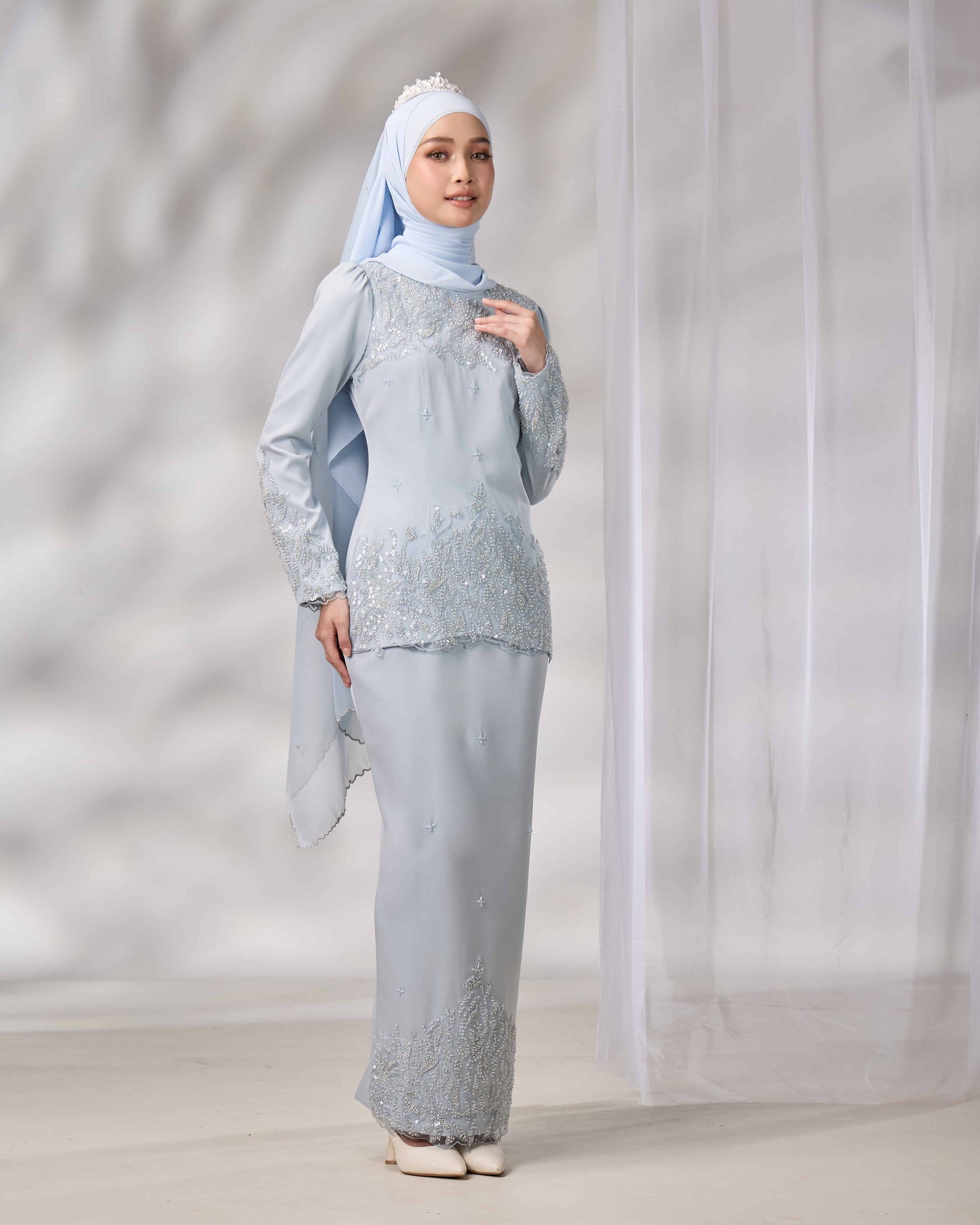 MINOR DEFECT ATHLEA KURUNG (POWDER BLUE)