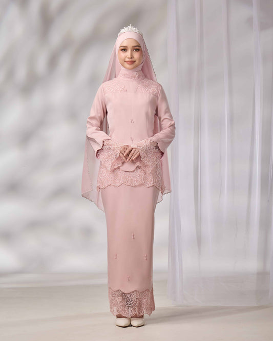 MINOR DEFECT REYNA BRIDE KURUNG (DUSTY PINK)
