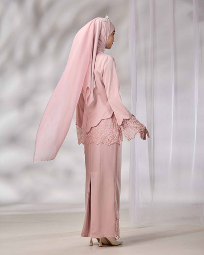 MINOR DEFECT REYNA BRIDE KURUNG (DUSTY PINK)