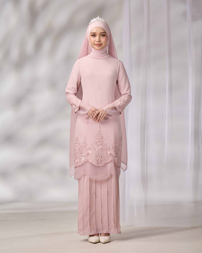 DARIYA BRIDE KURUNG (DUSTY PINK)