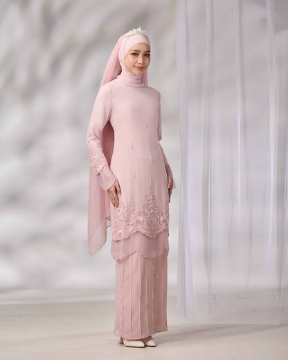 MINOR DEFECT DARIYA BRIDE KURUNG (DUSTY PINK)