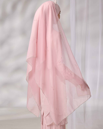 DARIYA BRIDE KURUNG (DUSTY PINK)