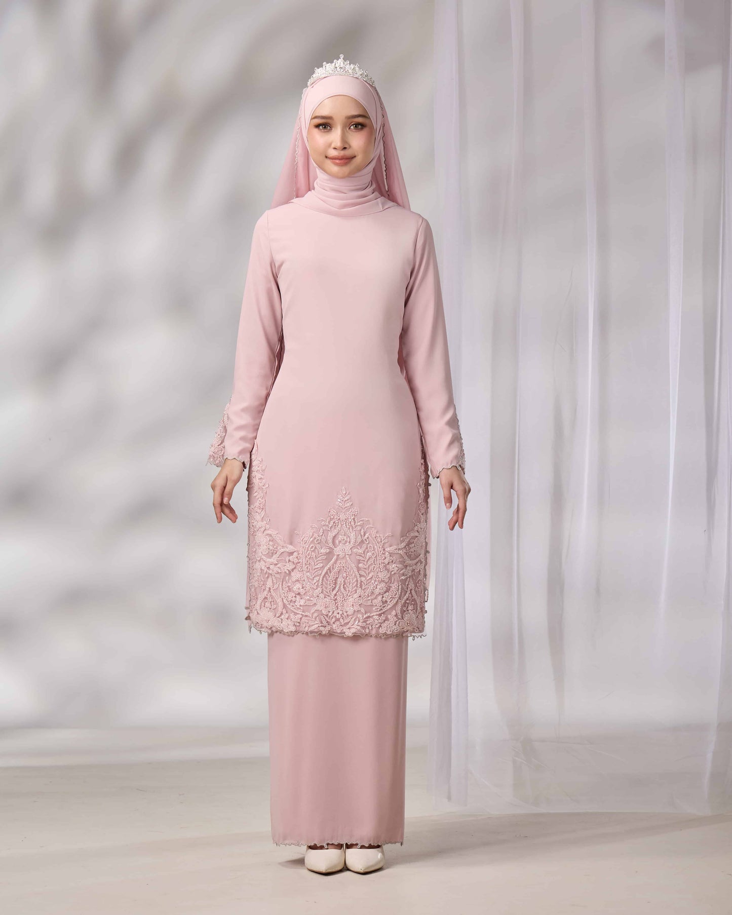 NOURIE BRIDE KURUNG (DUSTY PINK)