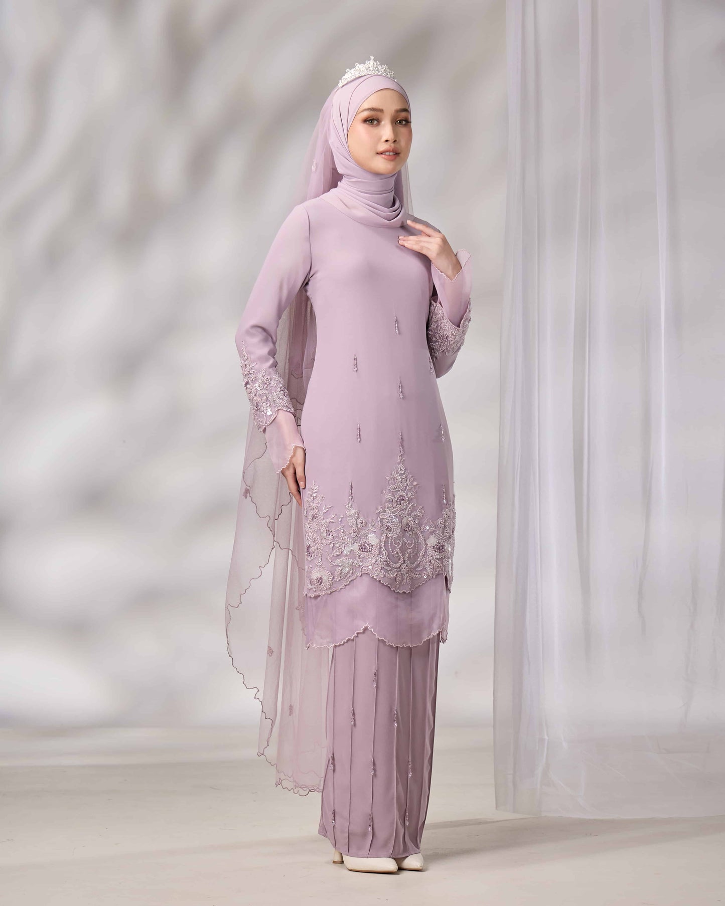 MINOR DEFECT DARIYA BRIDE KURUNG (LAVENDER)