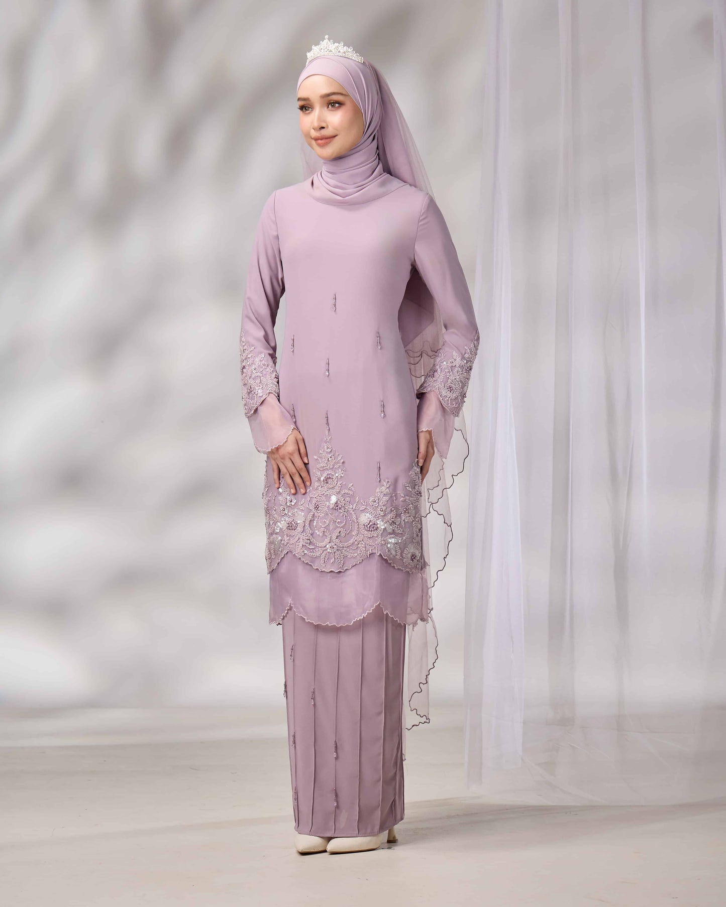 DARIYA BRIDE KURUNG (LAVENDER)
