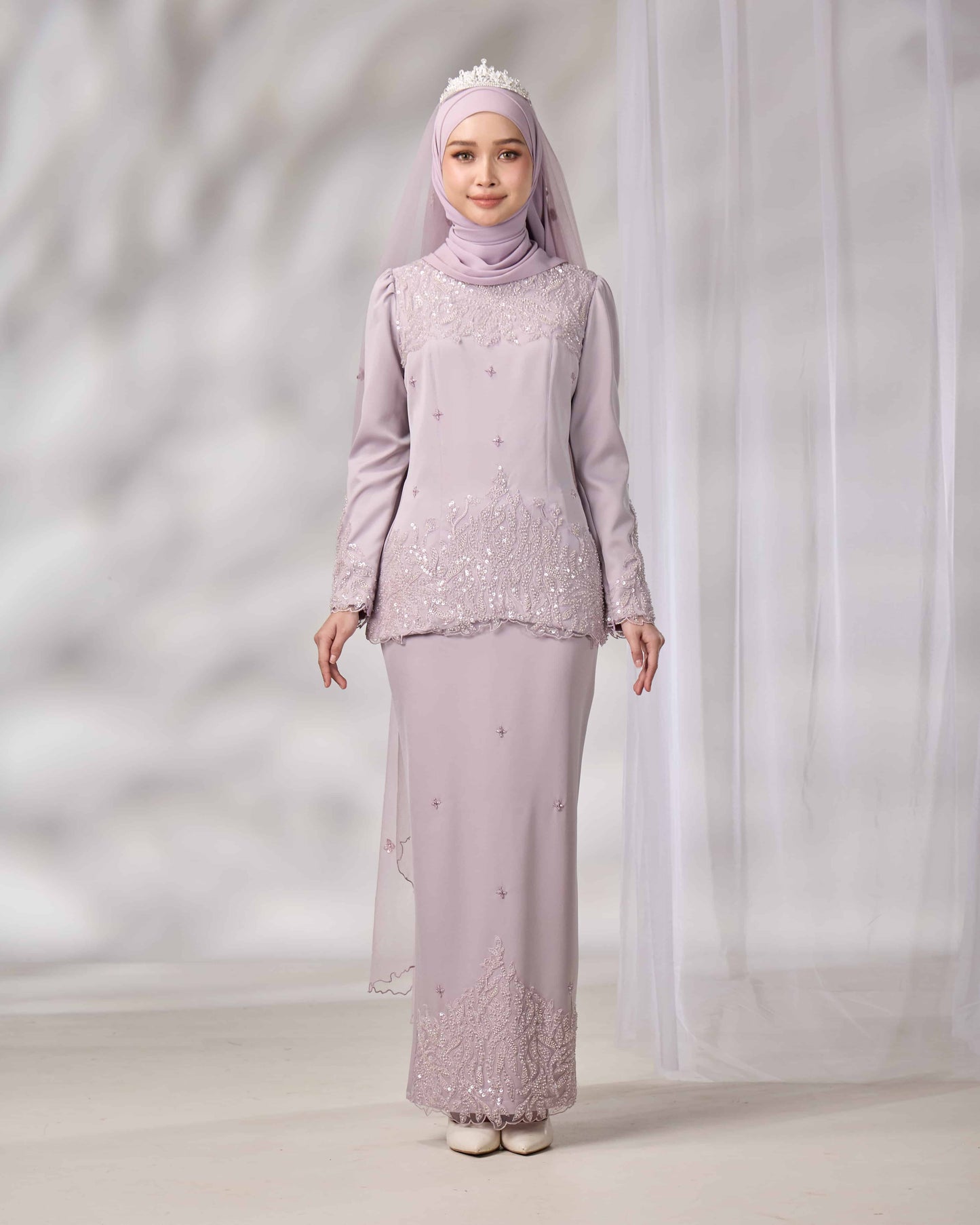 ATHLEA BRIDE KURUNG (MAUVE)