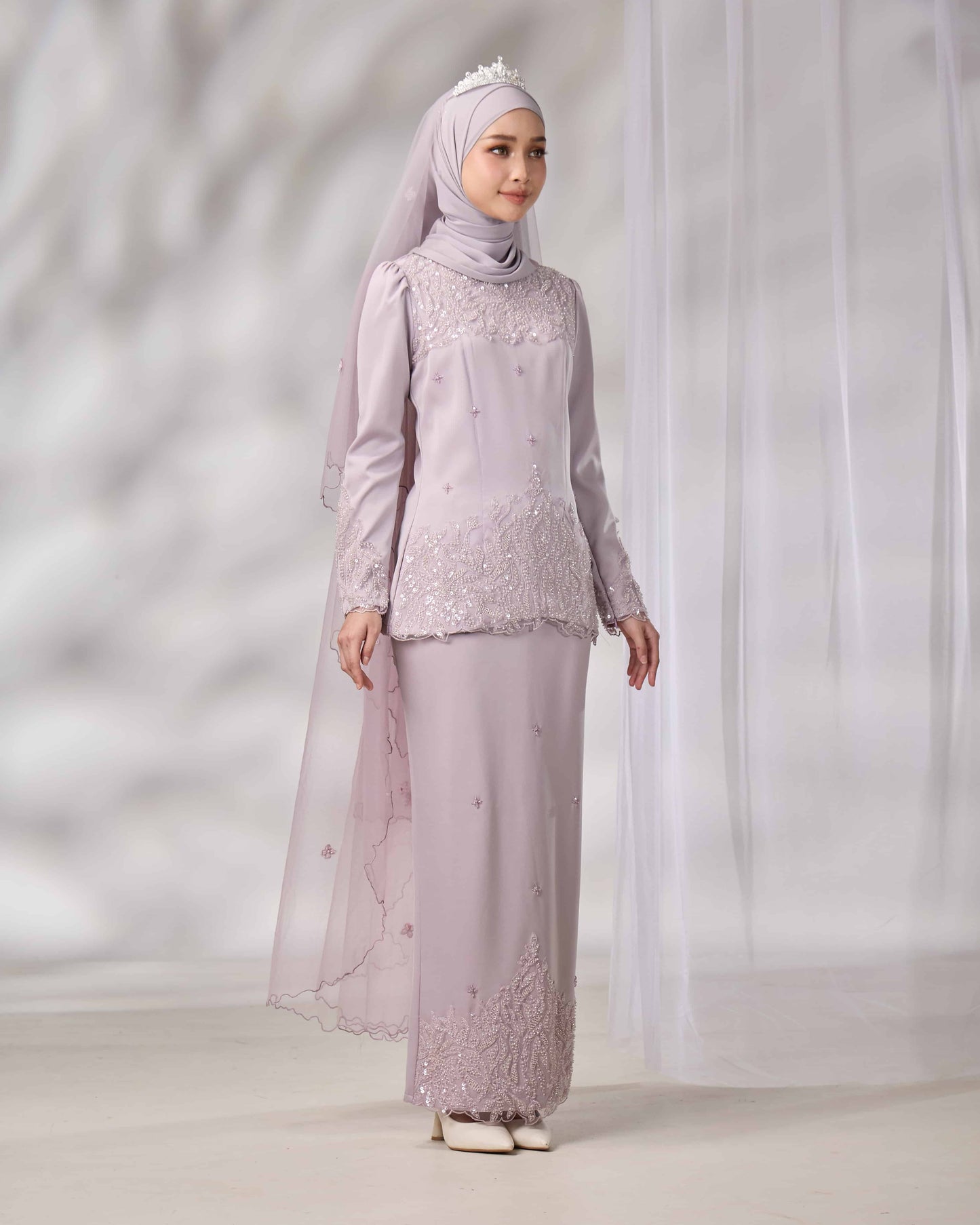 ATHLEA BRIDE KURUNG (MAUVE)