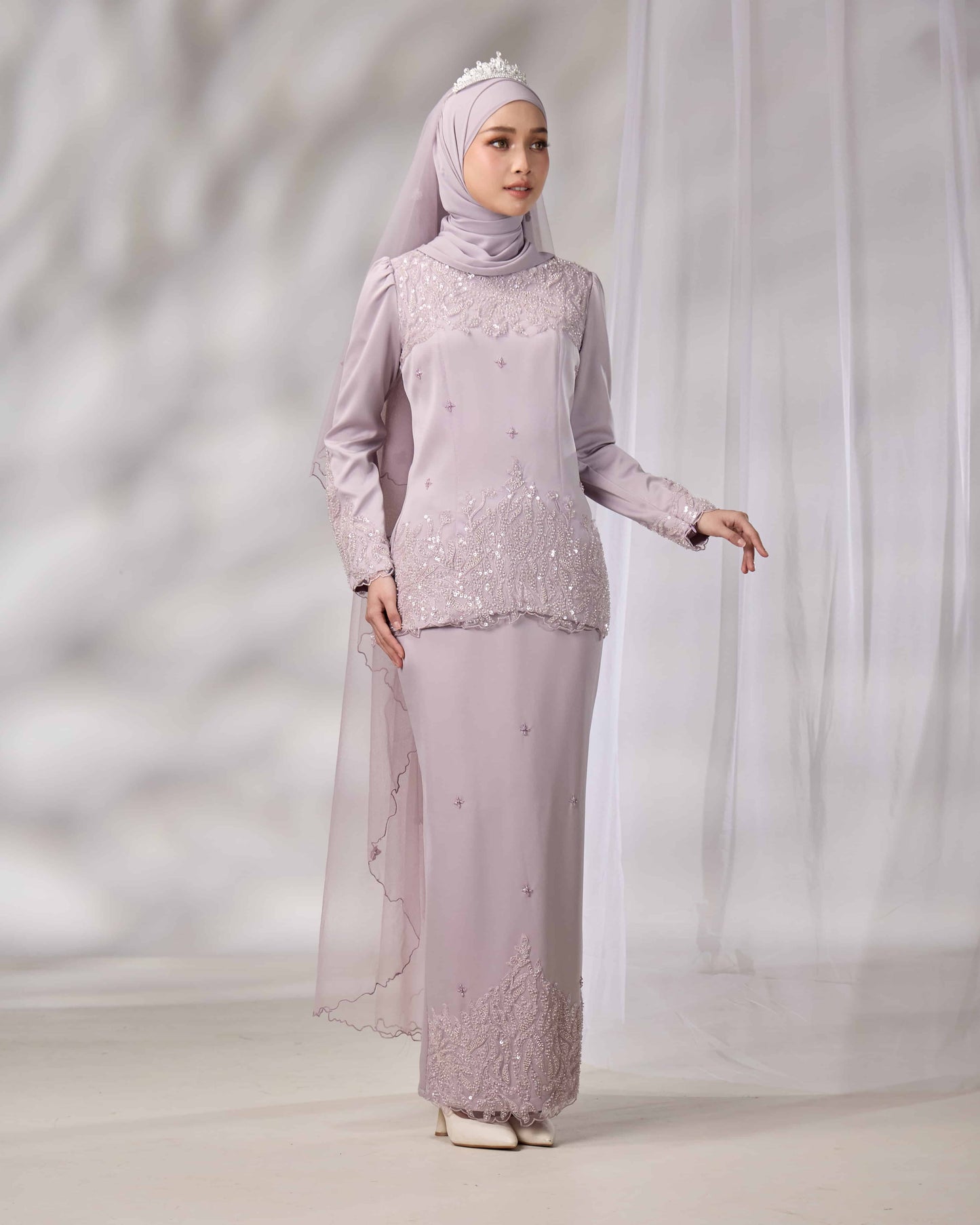 ATHLEA BRIDE KURUNG (MAUVE)