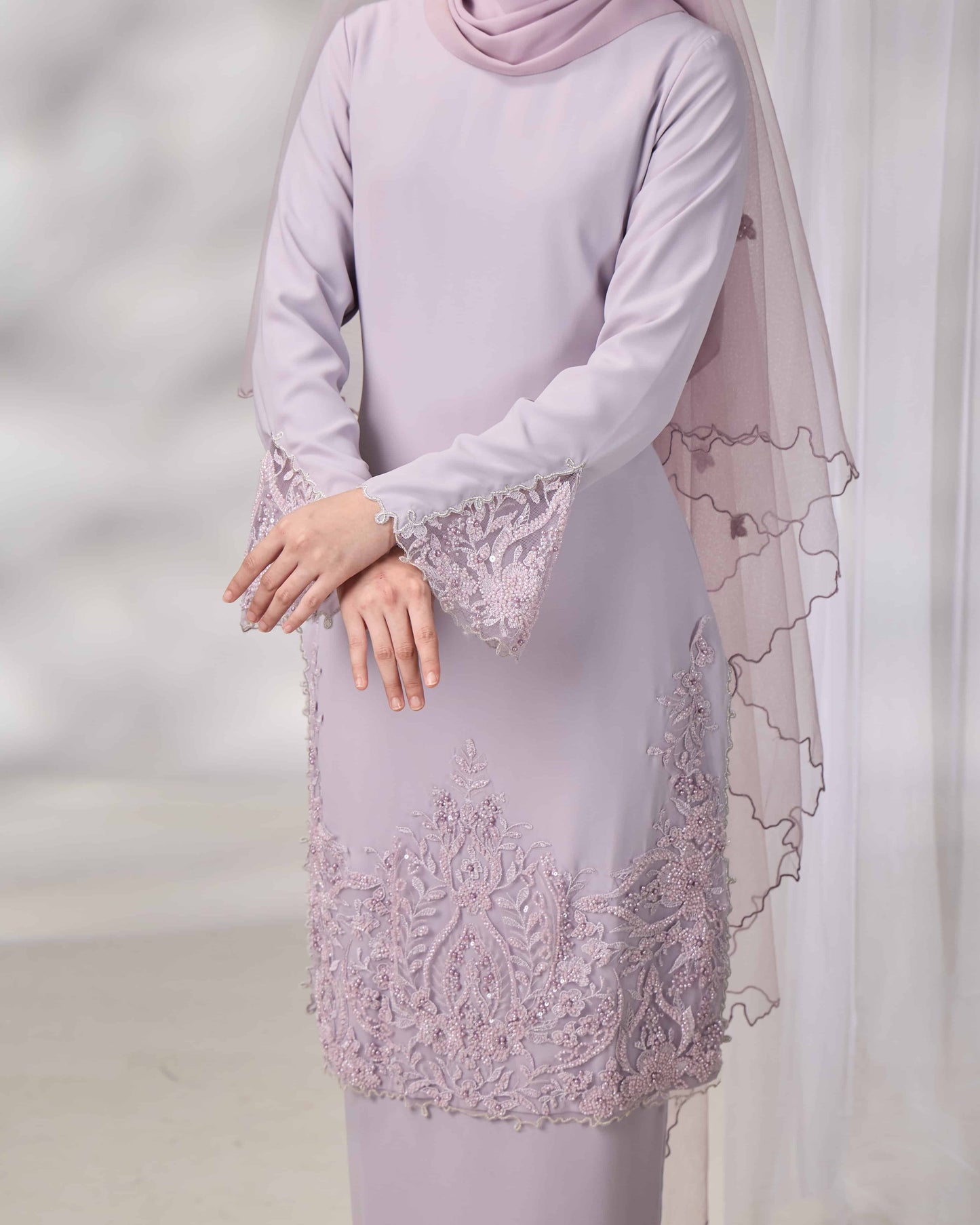 NOURIE BRIDE KURUNG (MAUVE)
