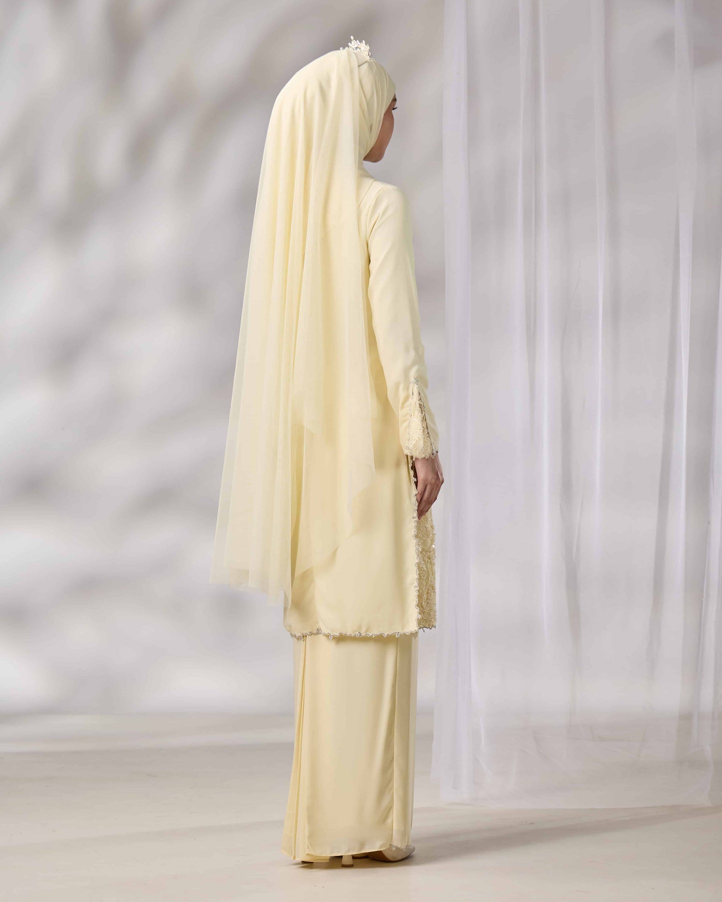 NOURIE BRIDE KURUNG (LIGHT YELLOW)